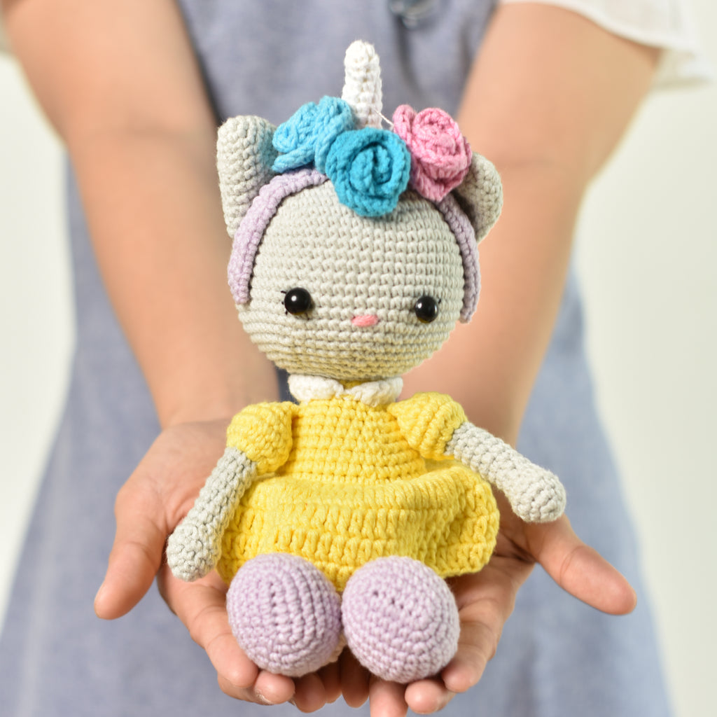 Kitten Stuffed Animal, Cat Crochet Amigurumi, Handmade Toy, Cute Crochet Cat - SaiGonDoll