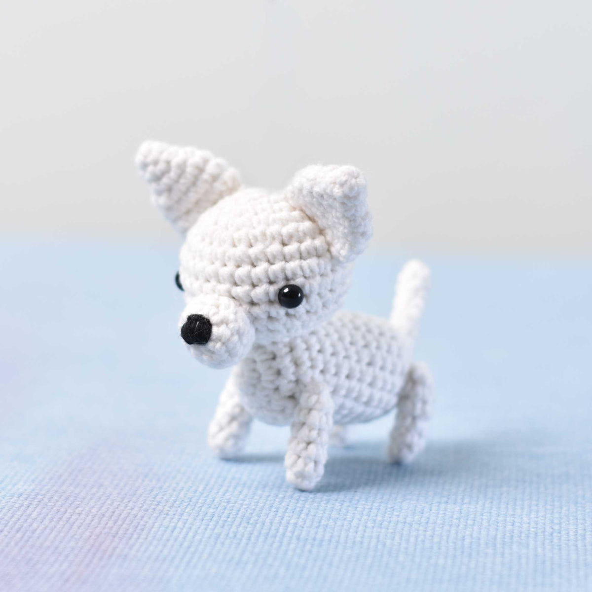 Chihuahua. Miniature crocheted dog. A puppy to order. Cute l