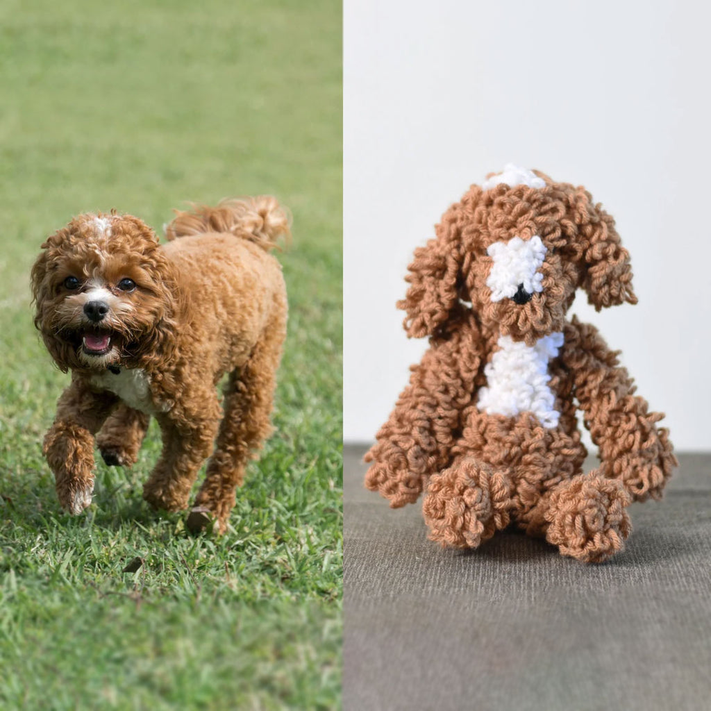 Custom Dog, Custom Puppy Amigurumi Stuffed Crochet Toy - Special Gift For Your Friend
