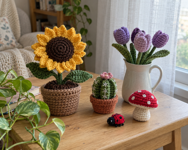 10 crochet gifts garden lovers