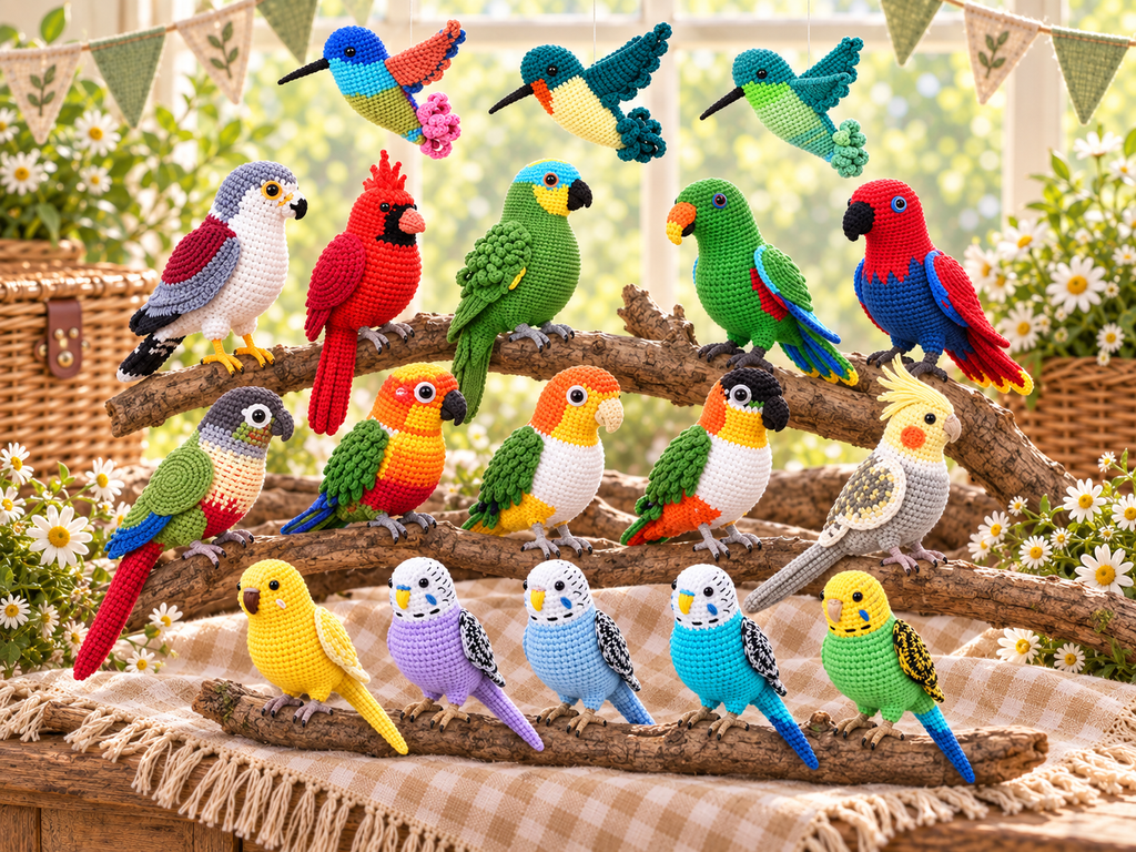 10 crochet bird gifts bird lovers