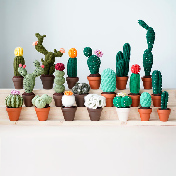 Crochet Cactus , Stuffed Cactus Amigurumi, Cactus plush Toy, Garden/Desk/ Home Decor, Finished Potted Cactus