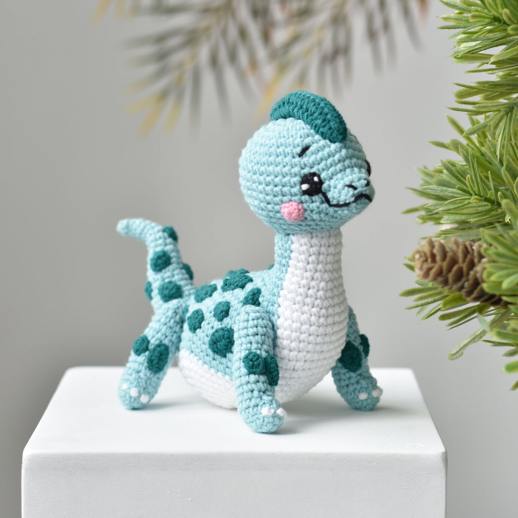 Brachiosaurus Crochet Toy - Dinosaur Crochet Stuffed Gift - Dinosaur Amigurumi Handmade - Best Dinosaur Gift