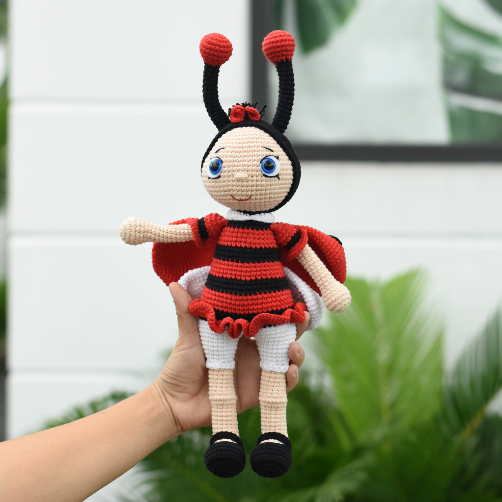 LadyBug Doll Crochet - Cute LadyBug Amigurumi