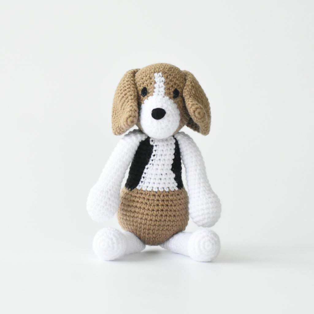 Beagle Dog Amigurumi Animal Crochet Stuffed Kid Plush Toy High Quality