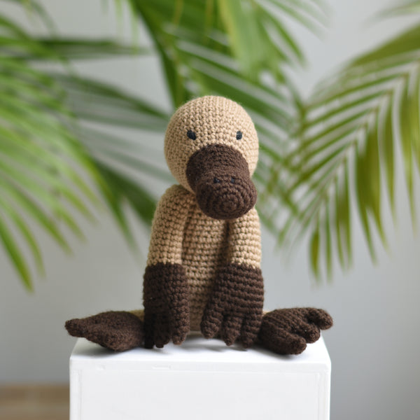 The Platypus Crochet Gift - Platypus Stuffed Handmade Toy - Unique Platypus Plush Gift