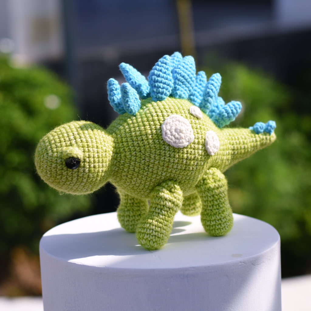 Stegosaurus Dinosaur Crochet, Stuff Dinosaur Toy, Amigurumi Dinosaur