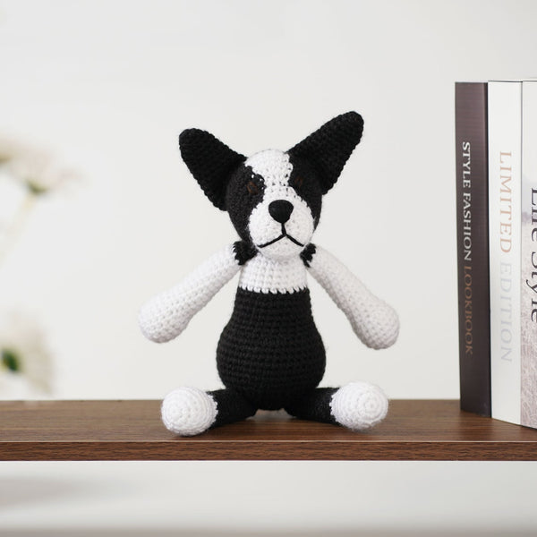 Crochet Boston Terrier Dog