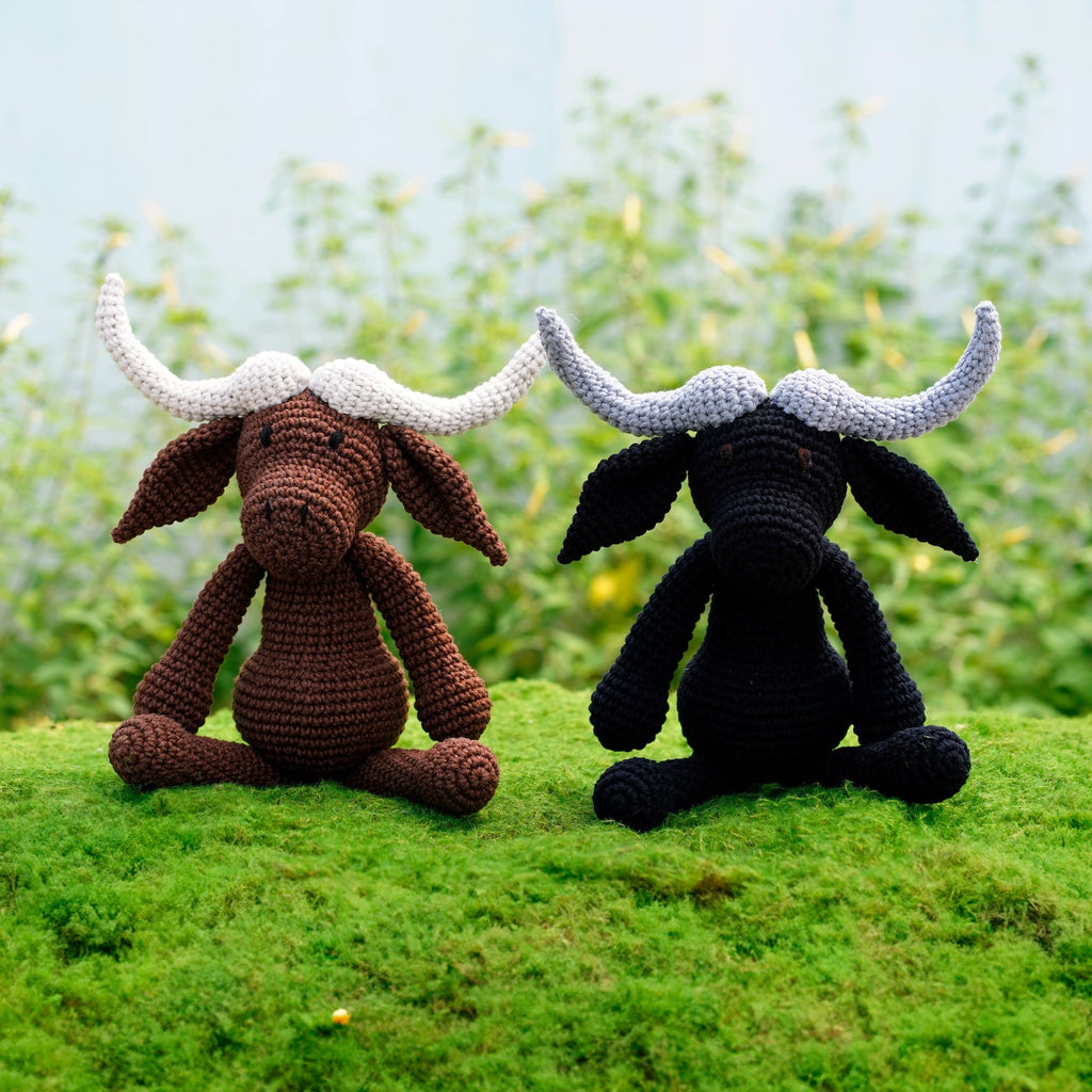 Crochet Buffalo - Handmade Animal Gift for Buffalo Lovers - Year Of The Ox Gift