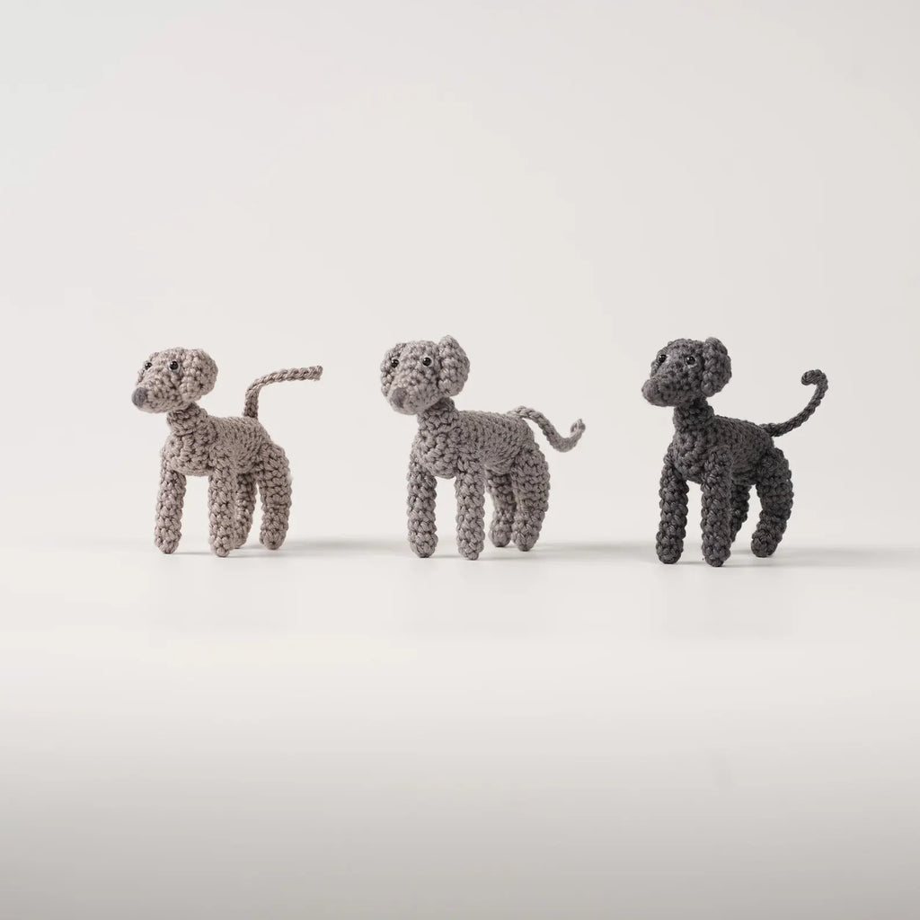 Weimaraner Crochet Dog, Handmade Amigurumi Puppy, Mini Stuffed Animal, Custom Dog Plush, Weimaraner Dog Lover Gift