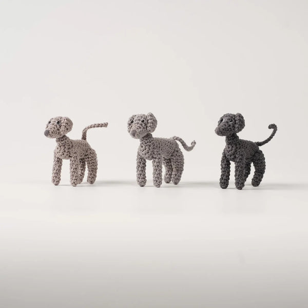Weimaraner Crochet Dog, Handmade Amigurumi Puppy, Mini Stuffed Animal, Custom Dog Plush, Weimaraner Dog Lover Gift