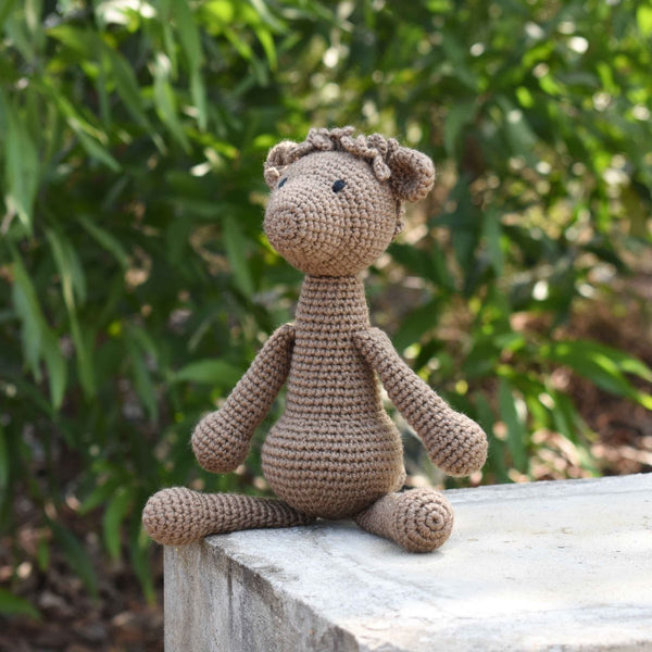 ALPACA Stuffed Crochet Animal - Llama - Baby Shower Gift - First Birthday Gift - SaiGonDoll