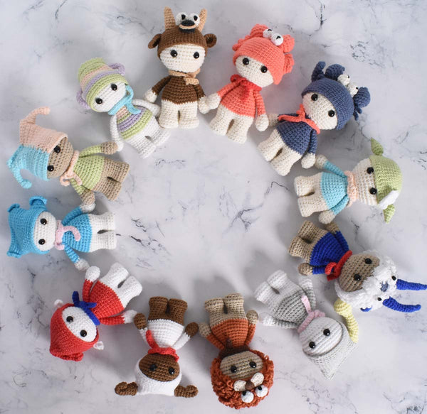 Amigurumi Horoscope Astrology Zodiac Doll Crochet Stuffed Handmade Toy - SaiGonDoll
