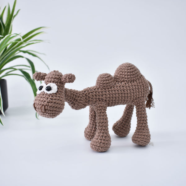 The Camel Crochet Animal Handmade Amigurumi Stuffed Toy Doll High Quality - SaiGonDoll