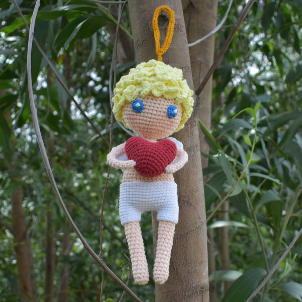 Amigurumi Cupid, Baby Angel, Cute Baby, Baby Doll Crochet Decorative Stuffed Toy - SaiGonDoll