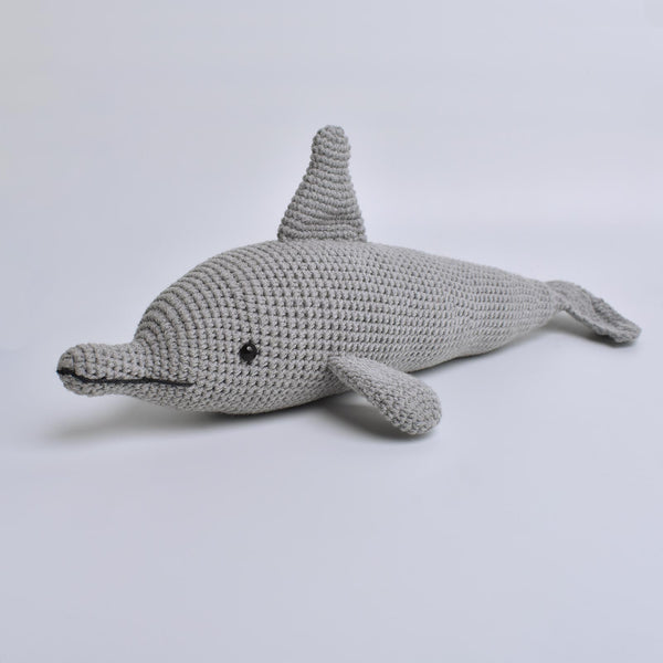 Dolphin Crochet Animal Handmade Amigurumi Stuffed Toy Doll High Quality - SaiGonDoll