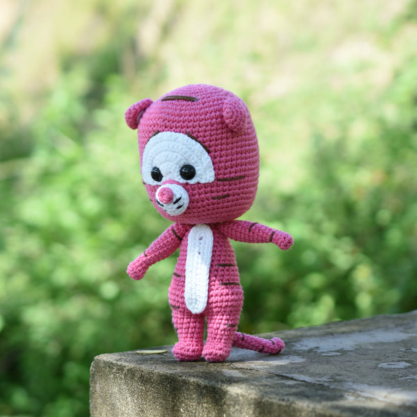 Amigurumi Tigger, Little Tiger Crochet, Handmade Crochet Gift, Plush Toy for Kid, Winnie The Pooh Gift