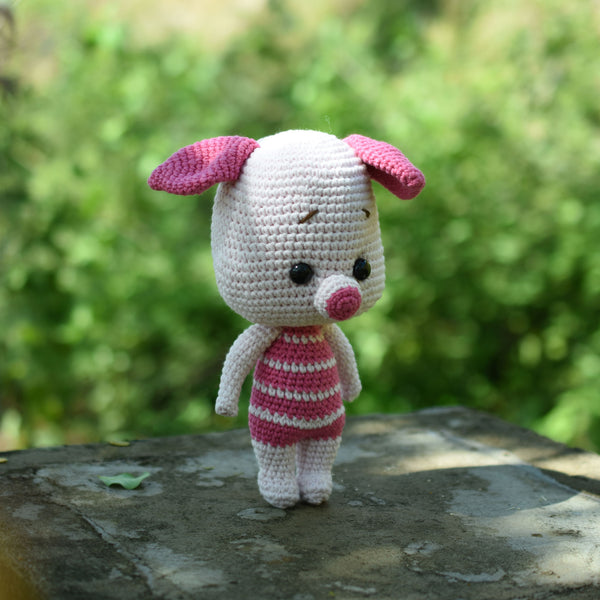 Amigurumi Piglet, Little Pig, Crochet piglet, Cute piglet, Stuffed Animal, Winnie The Pooh Gift