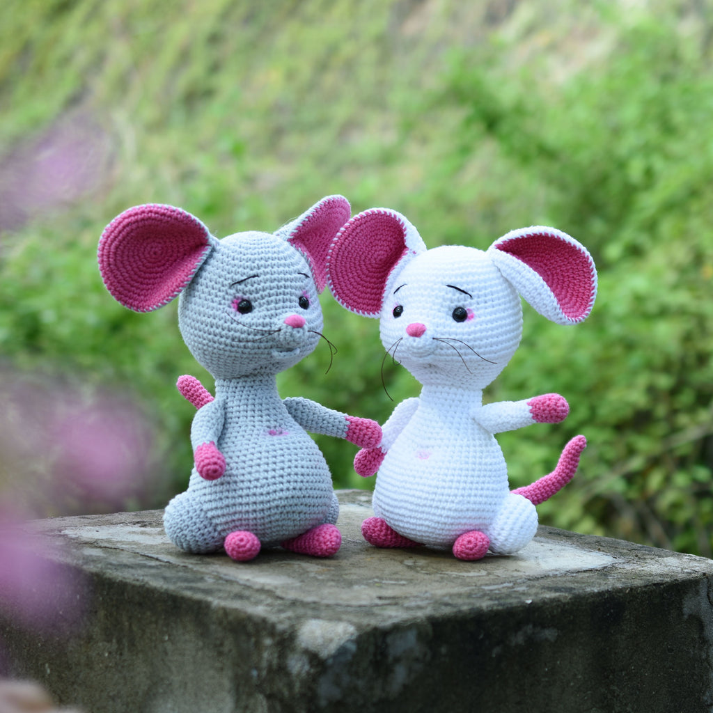 Cute Little Mouse , Mouse Crochet Toy For A Newborn Or Child Gift, Newborn Shower
