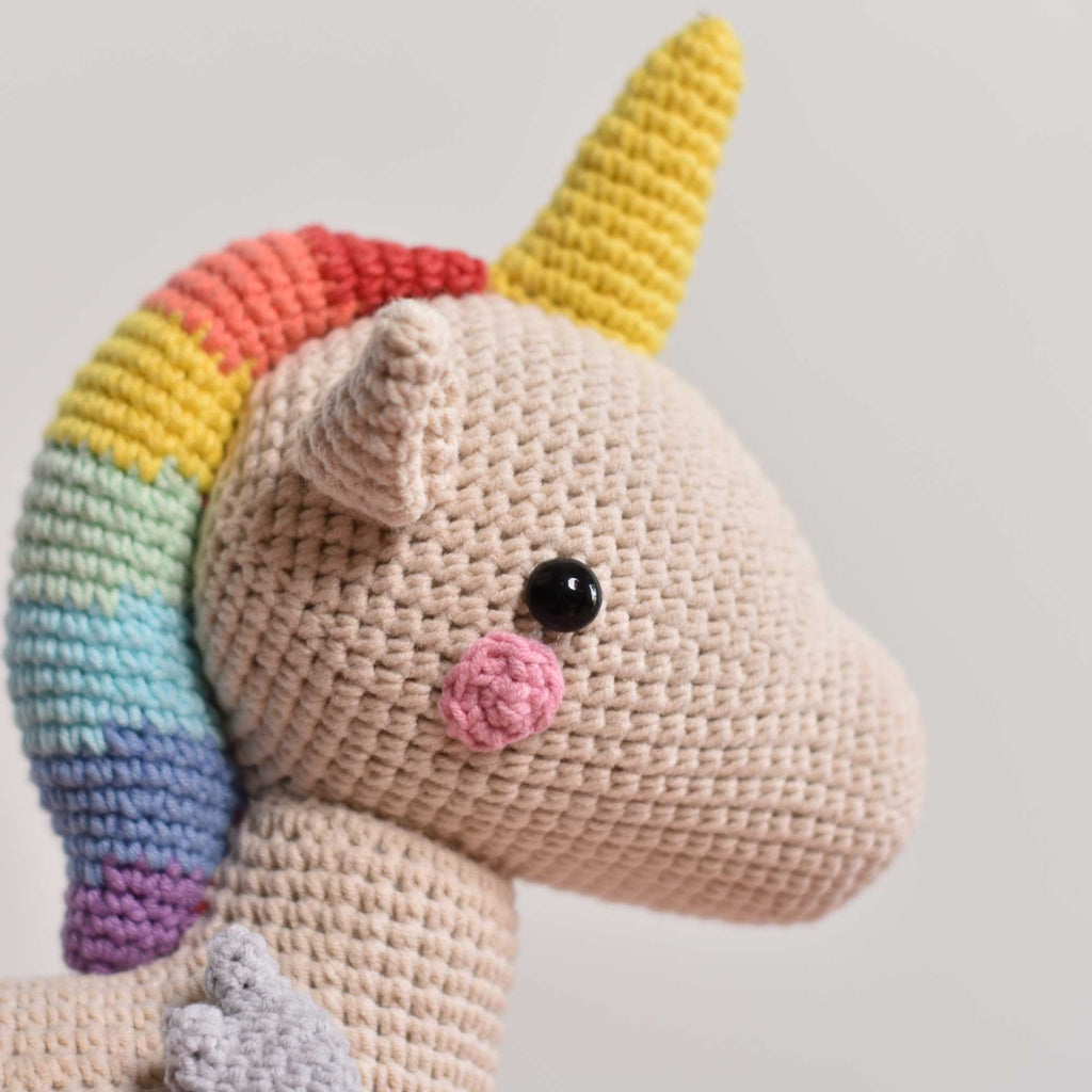 Pink Rainbow Friends Crochet Plush. Custom Gifts Rainbow Friend