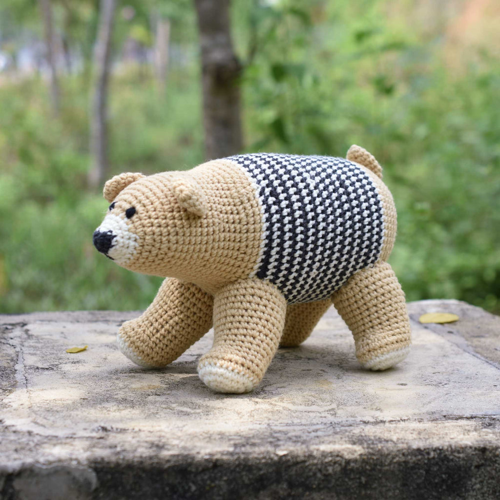 Bear Crochet - Amigurumi  Animal- Handmade Stuffed Bear Plush Toy - High Quality