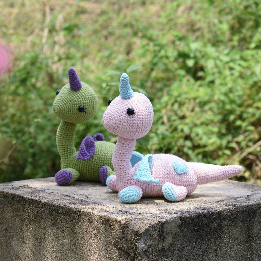 Dinocorn Crochet, Stuffed Dinocorn,Dinosaur - Unicon Toy, Baby Shower Gift