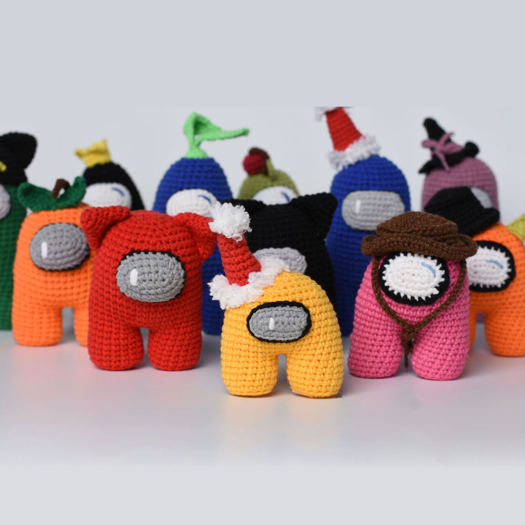 Among Us Stuffed Crochet - Among Us Game Amigurumi Plush Toy - Best Gift For Kids
