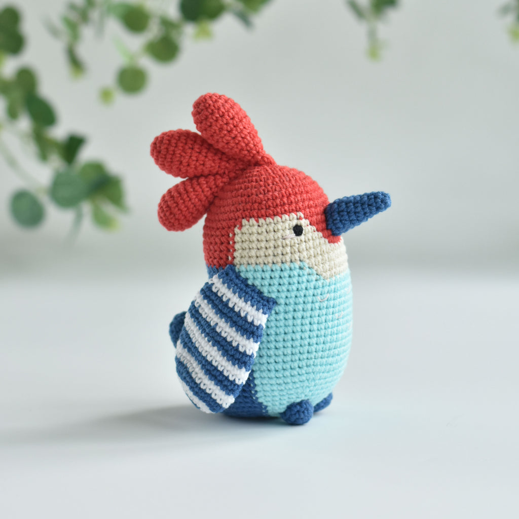 Woodpecker Crochet Amigurumi - Woodpecker Handmade Stuffed Gift
