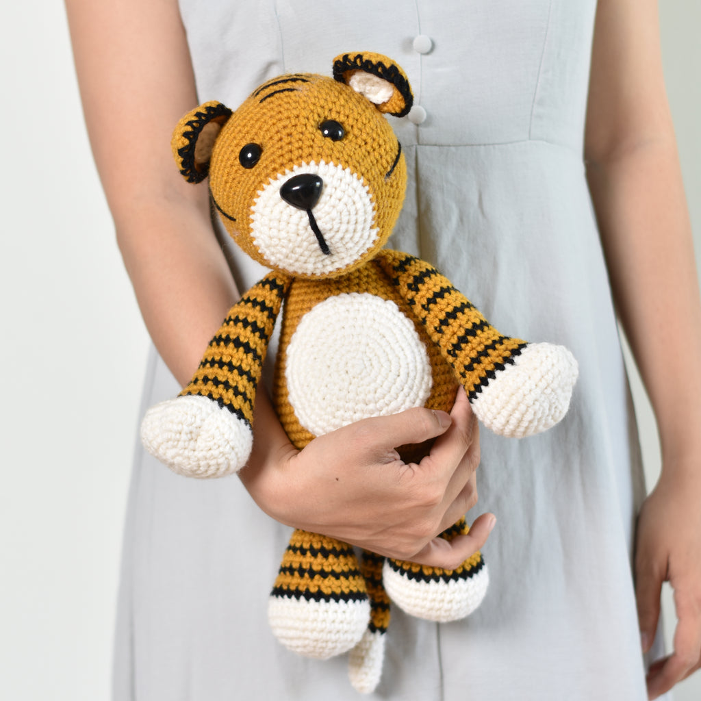 Big Tiger, Crochet Toy Tiger, Amigurumi Tiger, Plush Tiger, Crochet Animal - SaiGonDoll