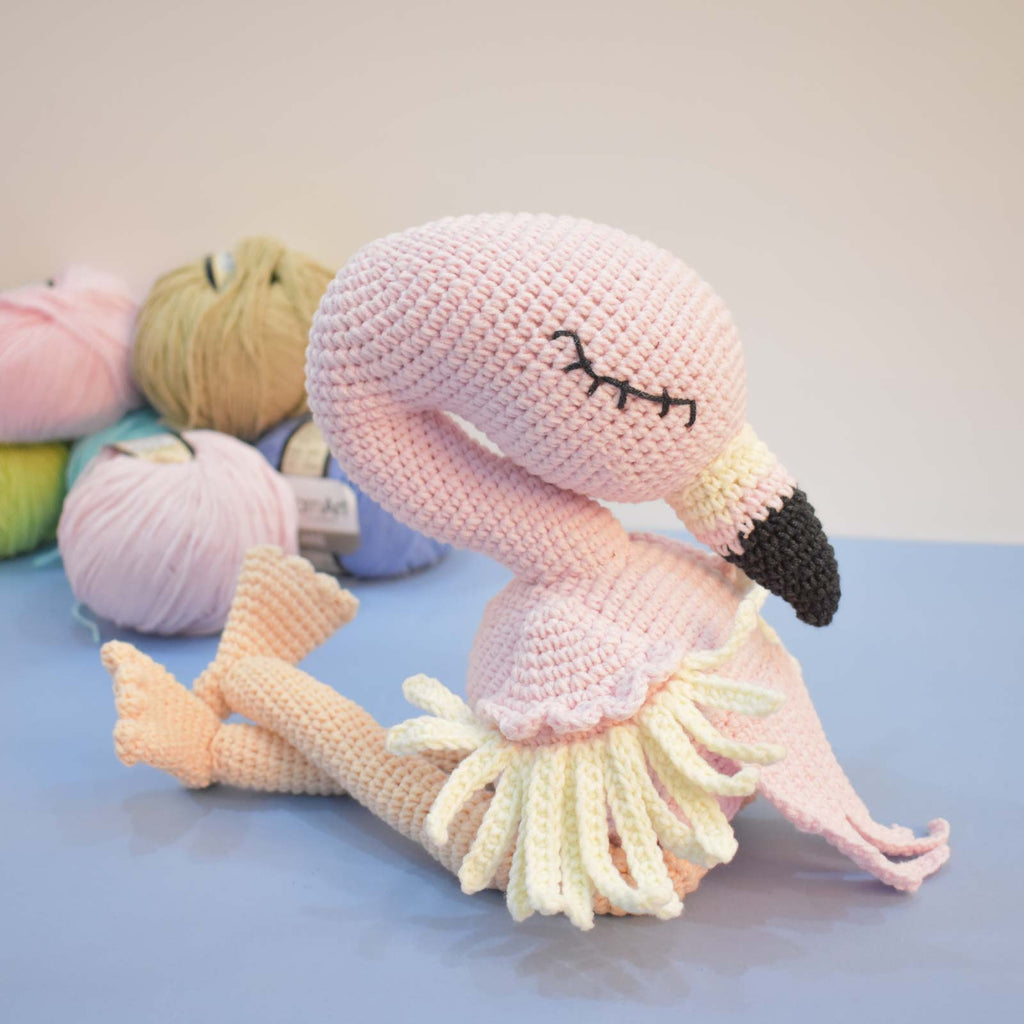 Flamingo - Bird - Handmade Crochet - Kid Toy - Stuffed Animal - Amigurumi Animal - SaiGonDoll