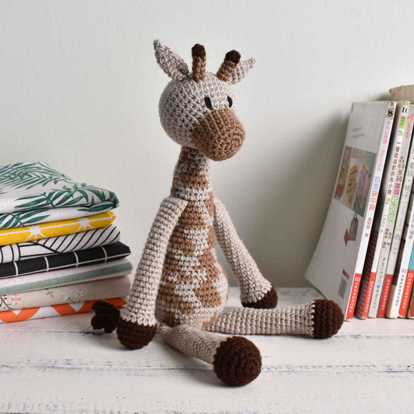 Giraffe Crochet Wild Animal, Stuffed Toy, Hand Made Plush Toy High Quality - SaiGonDoll