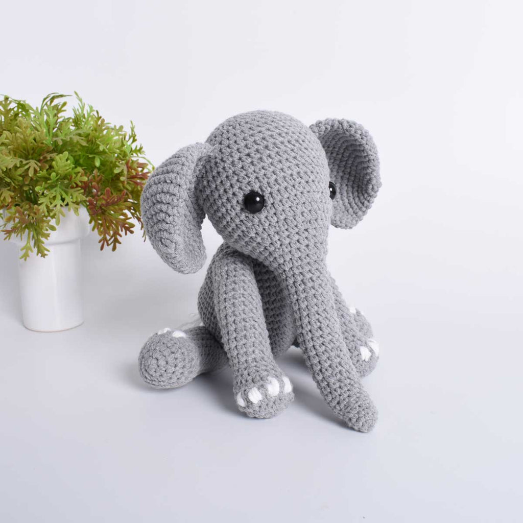 Grey ELEPHANT Crochet, Amigurumi Elephant,baby Gift, Newborn Gift, Gift For Kid - SaiGonDoll
