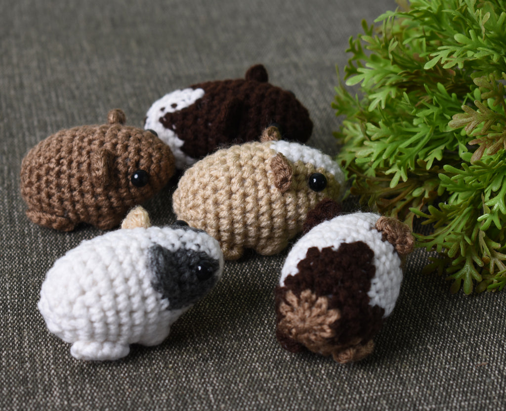 Guinea Pig Stuff Animal, Crochet Mouse, Amigurimi Guinea Pig, Crochet Baby Toy - SaiGonDoll