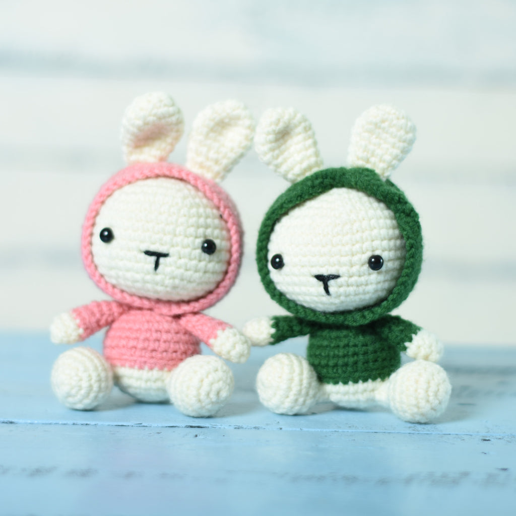 Amigurumi Rabbit , Bunny Crochet Toy For A Newborn Or Child Gift, Newborn Shower - SaiGonDoll