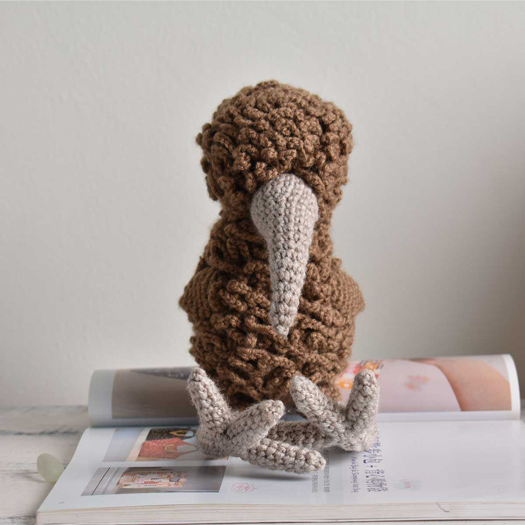 Kiwi Bird Crochet Bird, Stuffed Animal, Hand Made Gift To Kid, High Quality Toy - SaiGonDoll