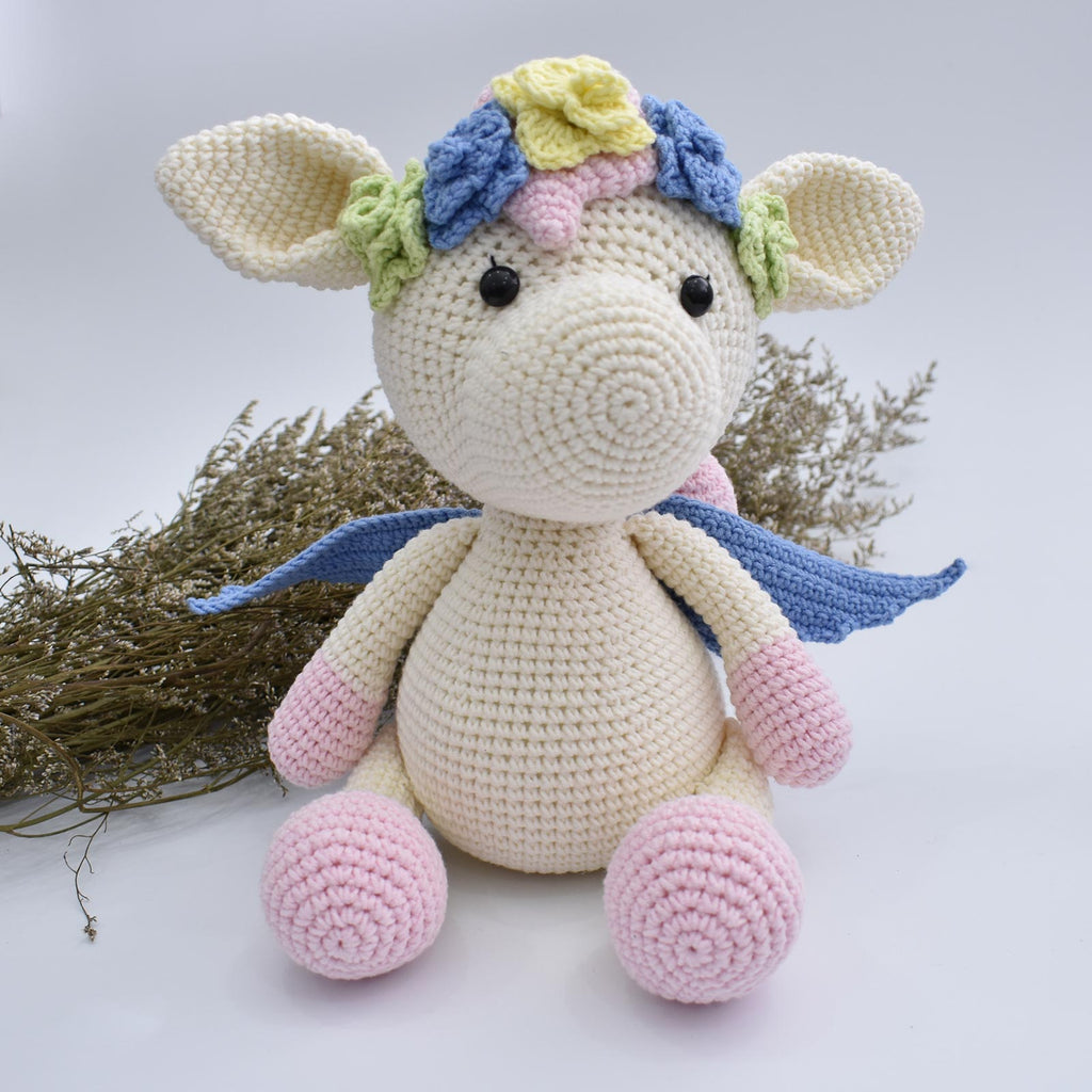 Pegasus Crochet Gift - Unicorn Amigurumi Stuffed Handmade Toy