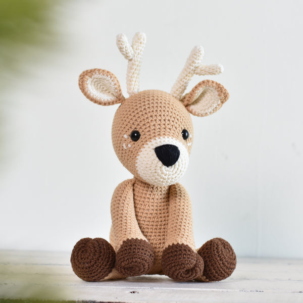 Deer Crochet, Stuffed Deer, Deer Toy, Deer Gift, Handmade Deer, Crocheted Deer - SaiGonDoll