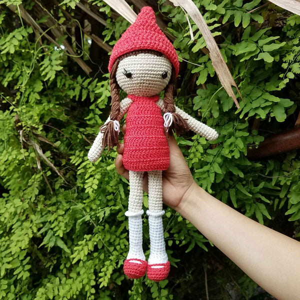Beautiful Girl Crochet Model, Stuffed Doll, Baby Shower & First Birthday Gift - SaiGonDoll