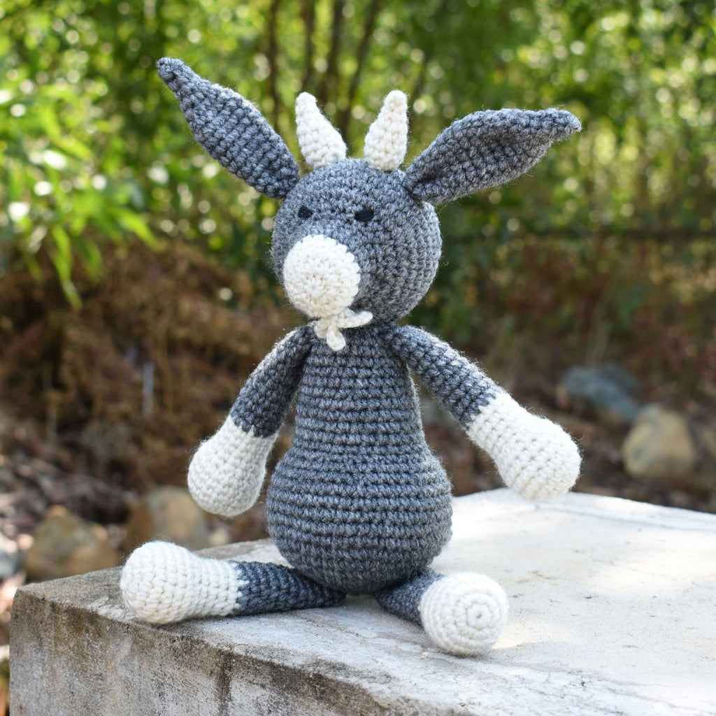 Nanny Goat Stuffed Crochet Animal / Baby Shower Gift / First Birthday Gift - SaiGonDoll