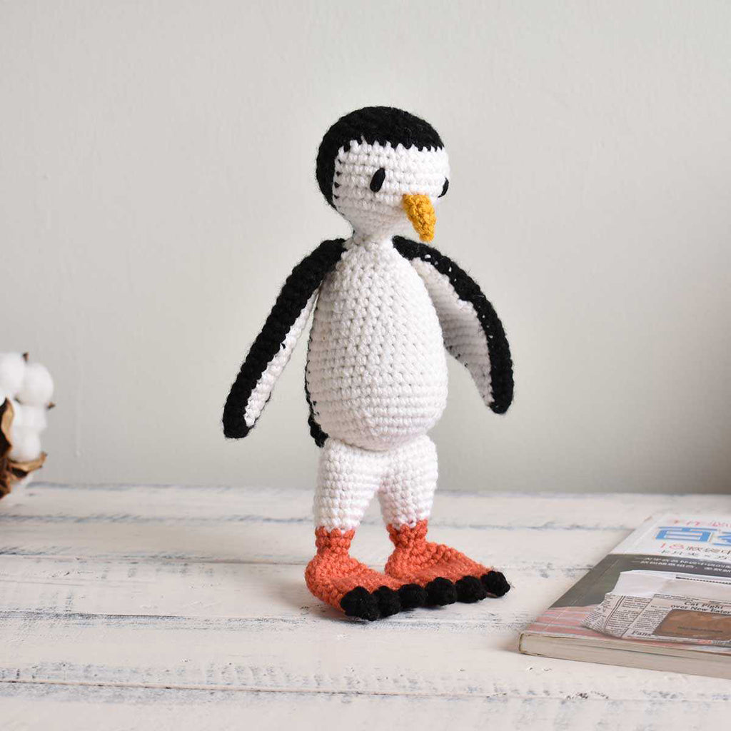 Penguin Bird, Crochet Bird, Stuffed Animal, Hand Made Gift To Kid, High Quality - SaiGonDoll