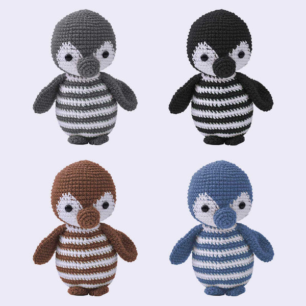 Penguin Handmade Amigurumi Stuffed Toy Knitting Crochet Doll High-Quality Wool - SaiGonDoll