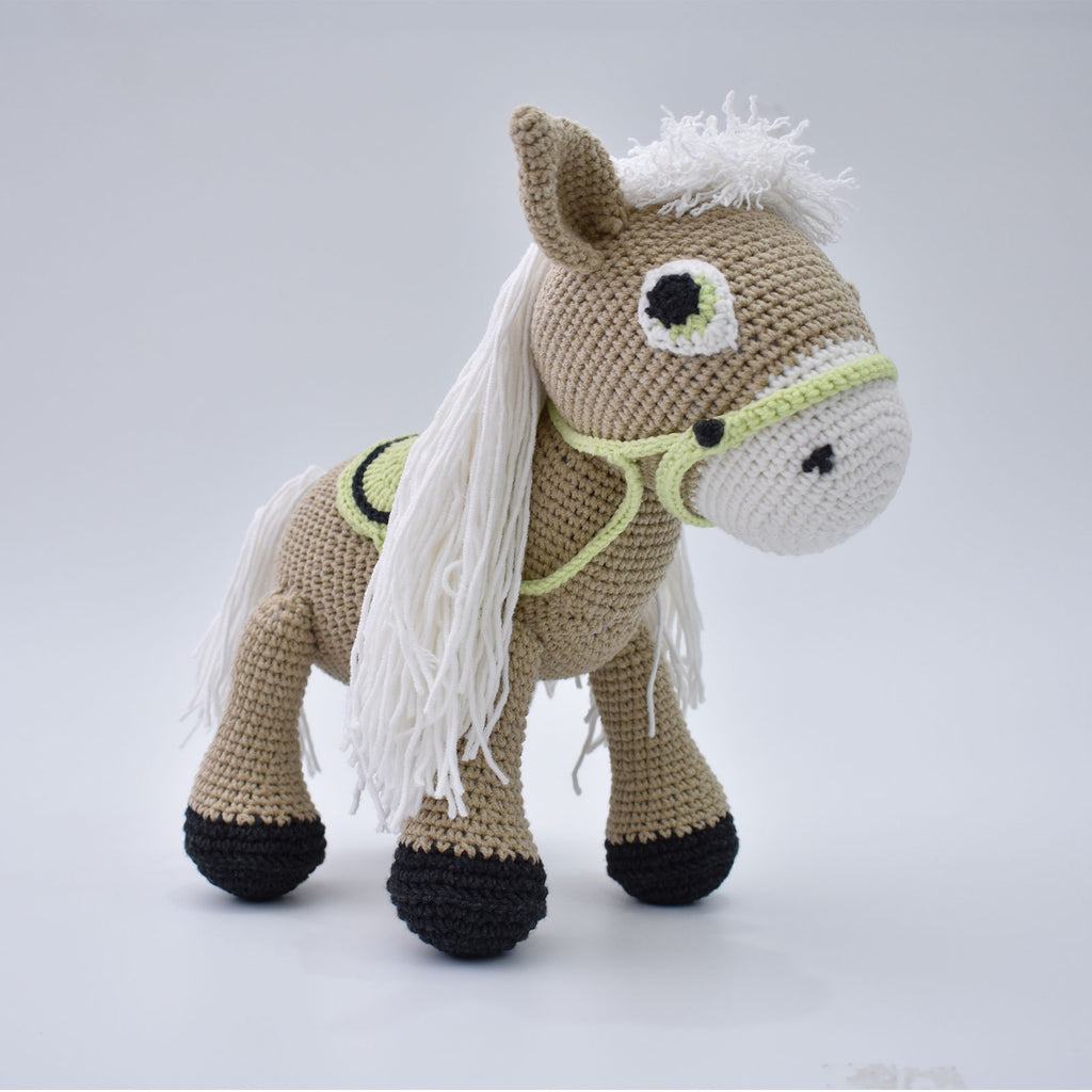 Pony Horse Handmade Amigurumi Stuffed Toy Knitting Crochet Doll High Quality !!! - SaiGonDoll