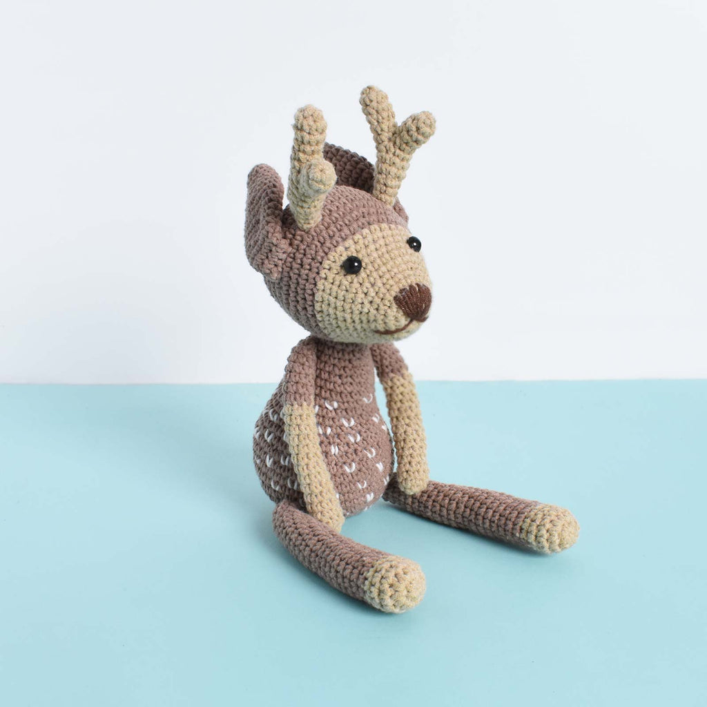 Amigurumi Deer Reindeer Crochet Stuffed Handmade Toy Christmas Day Gift - SaiGonDoll