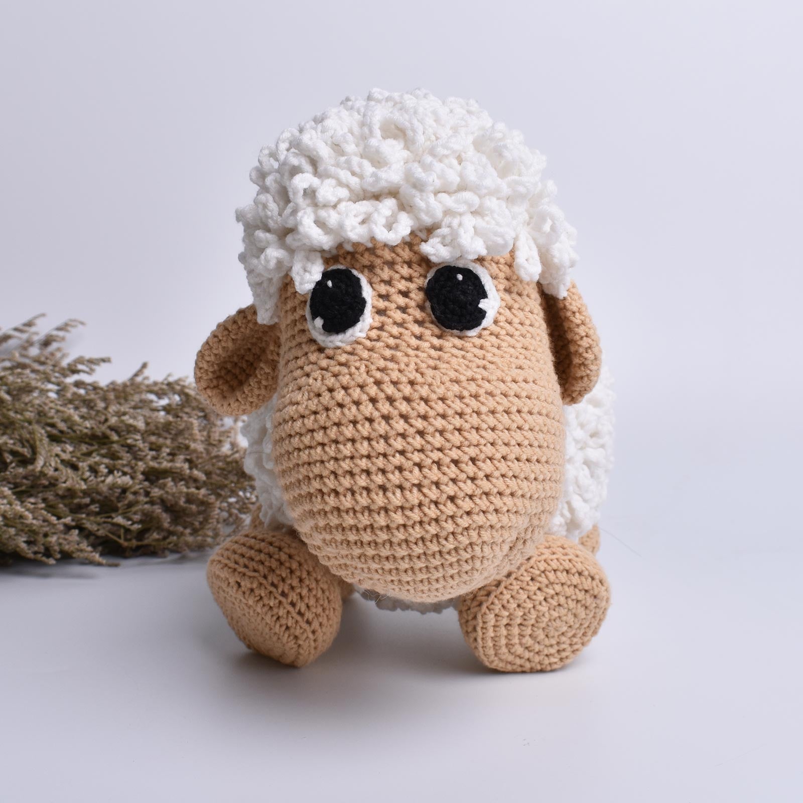 Sheep Crochet Animal Handmade Amigurumi Stuffed Toy Doll High Quality