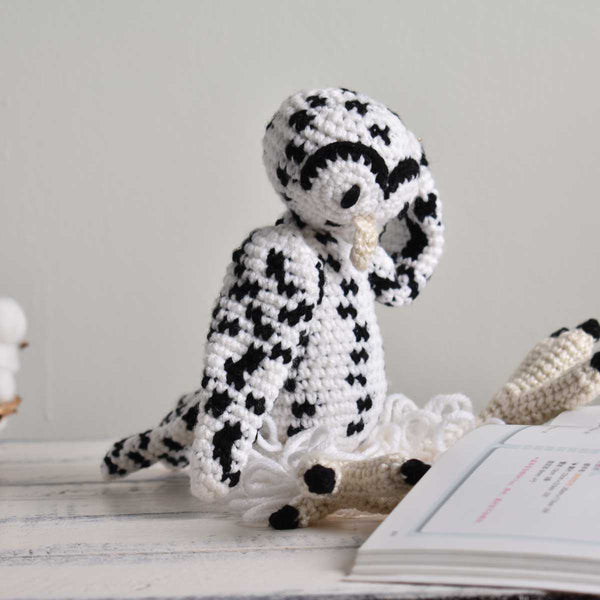 Snowy Owl, Crochet Bird, Stuffed Animal,Hand Made Gift To Kid, High Quality Toy - SaiGonDoll