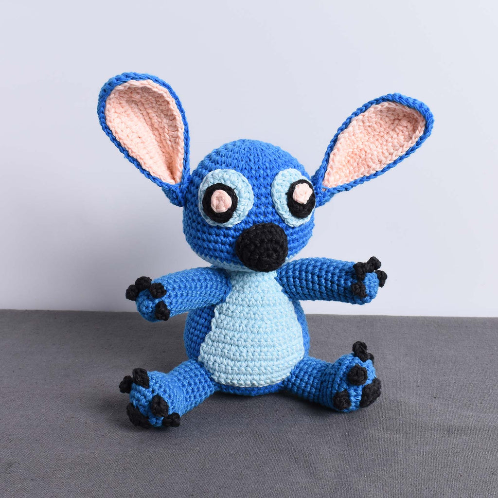 Angry Stitch - Amigurumi- Crochet- Handmade Toy - Gift For Kid - High Quality - SaiGonDoll