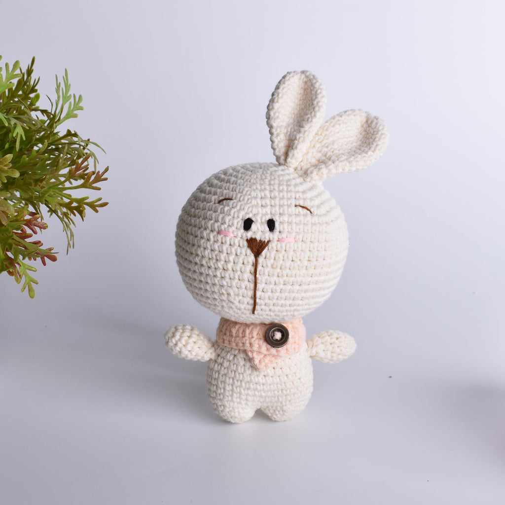Tubby Rabbit Crochet Handmade Amigurumi Stuffed Toy Doll High Quality - SaiGonDoll