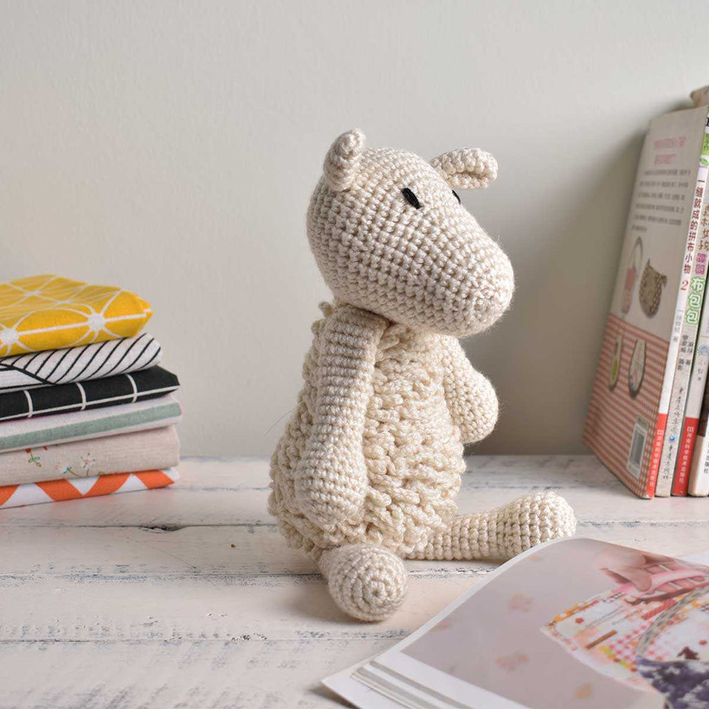 Sheep Crochet Animal, Stuffed Sheep, Plush Toy,Baby Shower & First Birthday Gift - SaiGonDoll