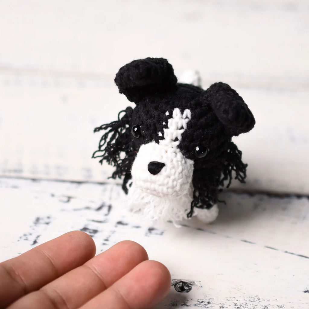 Mini Pet - Miniature Dog - Obscurely Small Dog - Miniature Toy - Small Size - Tiny Animals - Tiny Crochet Doll - Mini Dog for the Dollhouse saving