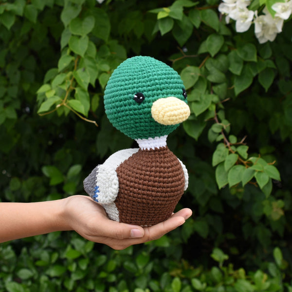 Mallard Duck Crochet - Wild Duck Amigurumi Handmade Stuffed Plusie - Finished Duck Crochet | Free Custom Color